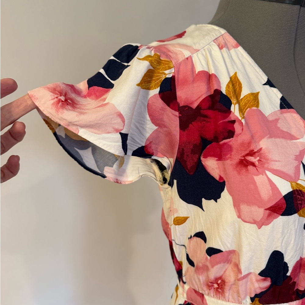 Old Navy Colorful Floral Mini Dress - Picture 3 of 5